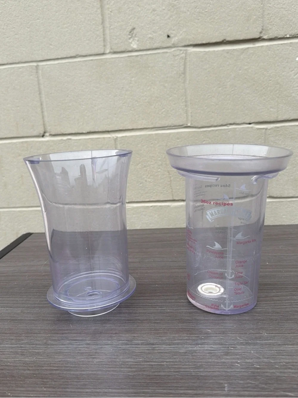Genuine Margaritaville No Brainer Drink Measuring Mix Cup Frozen Concoction